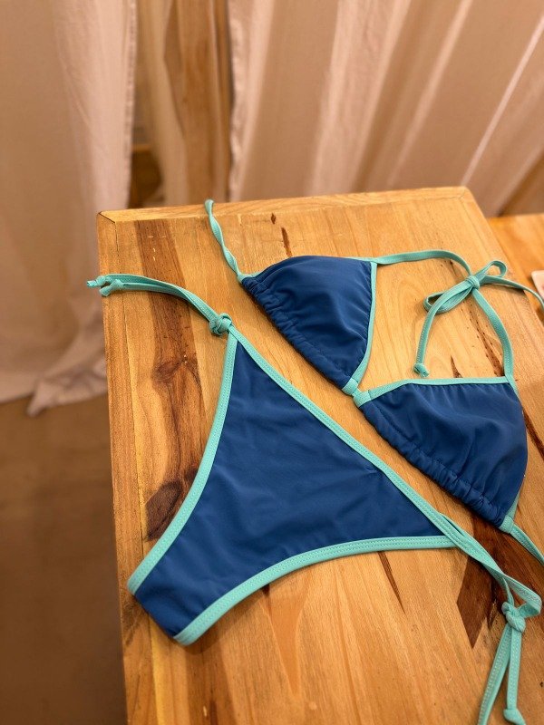 Producto - Bikini palma azul