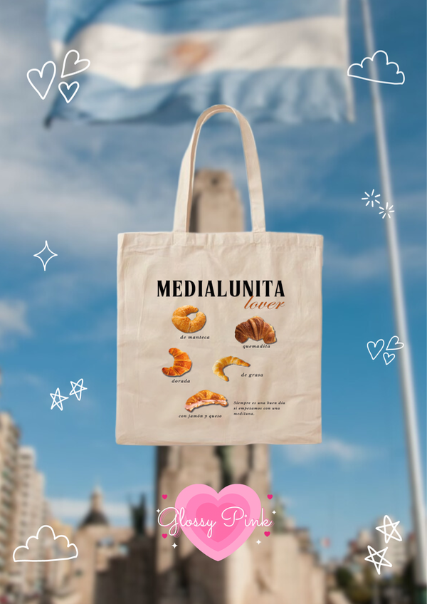 Tote Bag Medialunita Lover - DTF