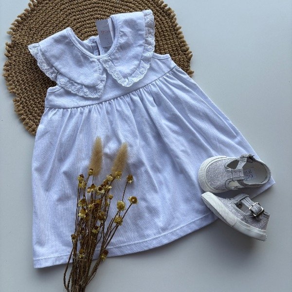 Producto - Vestido Manuela en color BLANCO línea bebas - 0