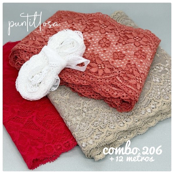 Producto - Combo 206- Puntillaa Elastizadas +12 metros
