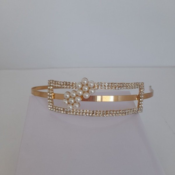 Producto - Vincha Stras dorada