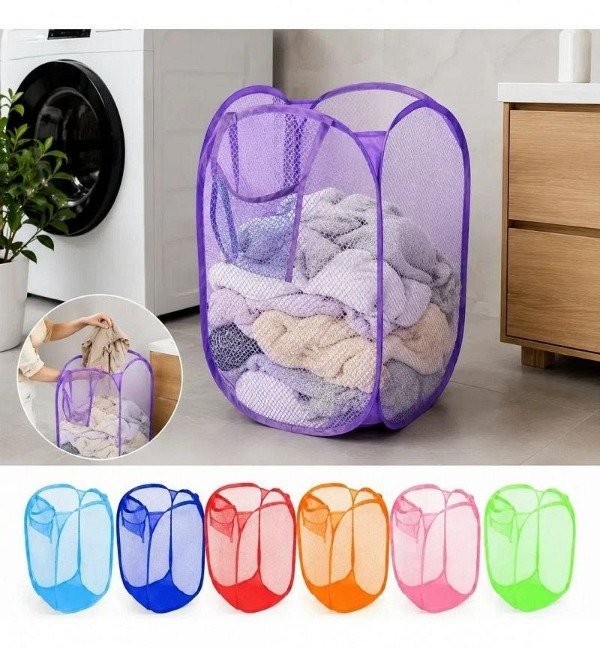 Producto - CANASTO PLEGABLE GRANDE 45CM