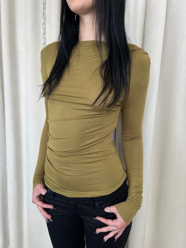 Producto - Olive draped Top - 1