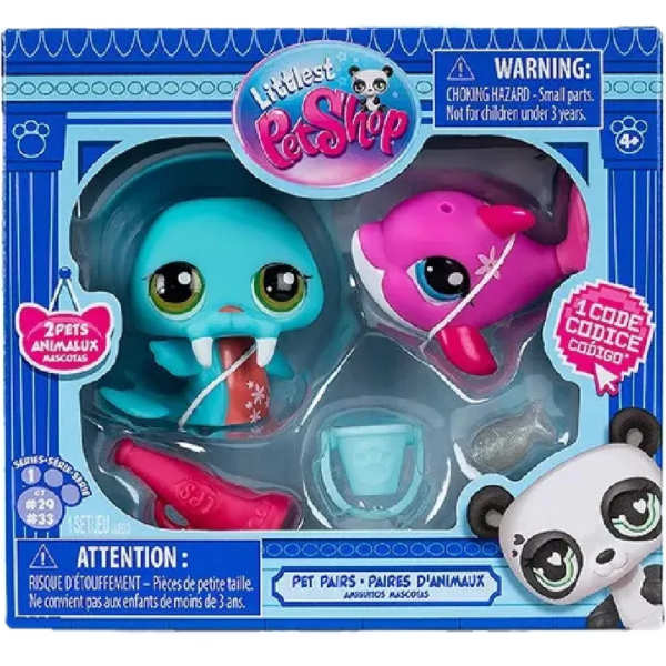 Producto - New Littlest Pet Shop Set 2 Mini Mascotas G7 #29 #33