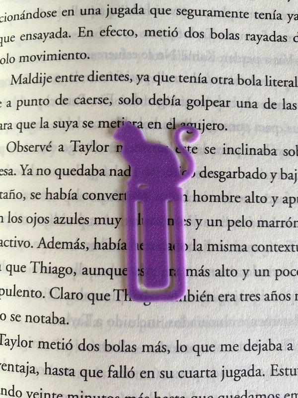 Producto - Separador con forma de gatito - Violeta