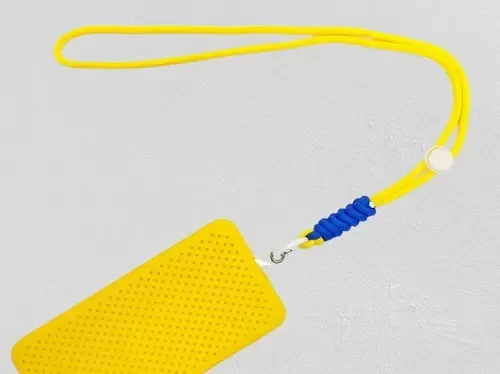 Producto - Correa Universal Cordon Para Colgar Funda Celular Ajustable Amarillo