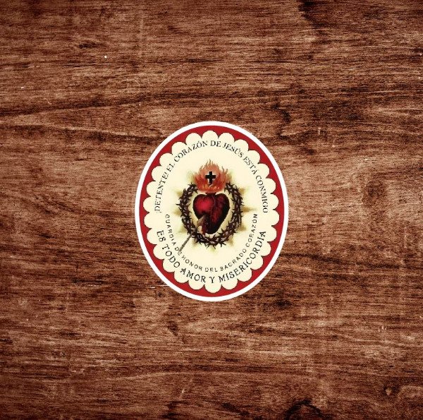 Producto - Sticker Detente del Sagrado Corazón de Jesús 04