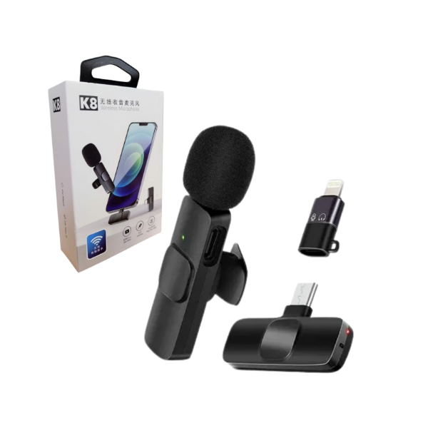 Producto - MICRÓFONO CORBATERO K8