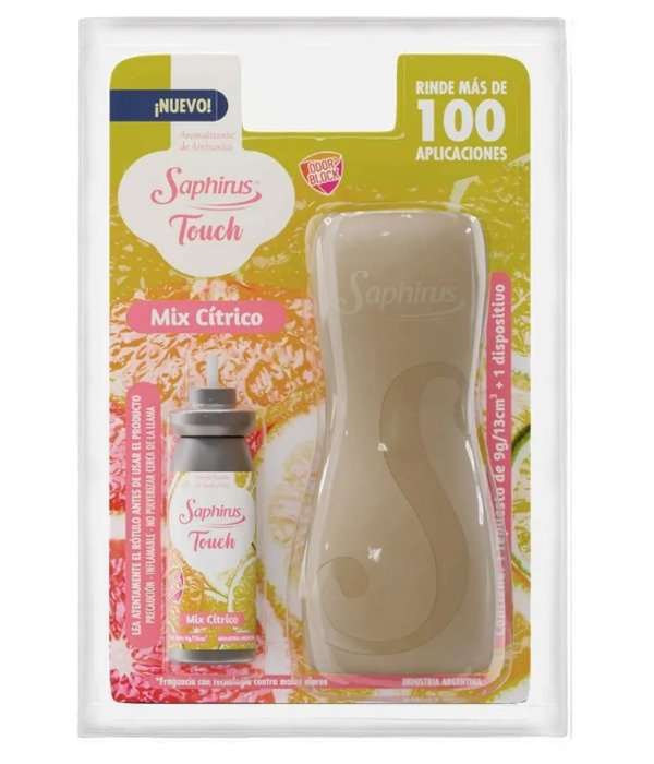 Producto - DISPOSITIVO + REPUESTO TOUCH SAPHIRUS - MIX CÍTRICO