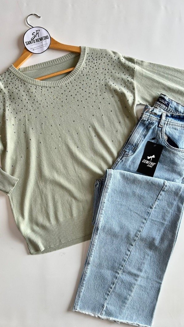 Producto - SWEATER MENTA STRAS