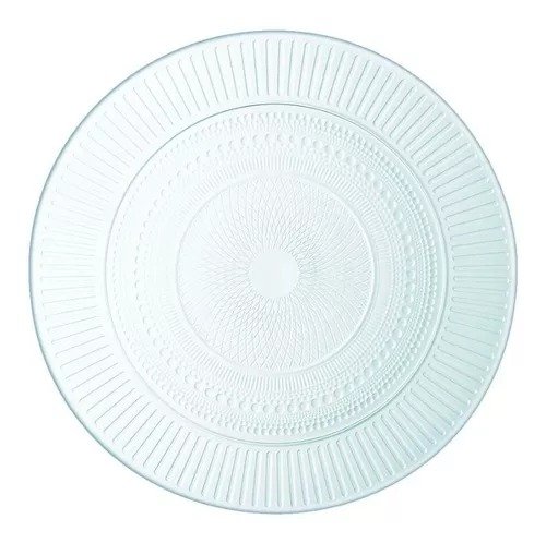 Producto - Plato Playo Luminarc Louison Vidrio Templado 25 Cm Vintage