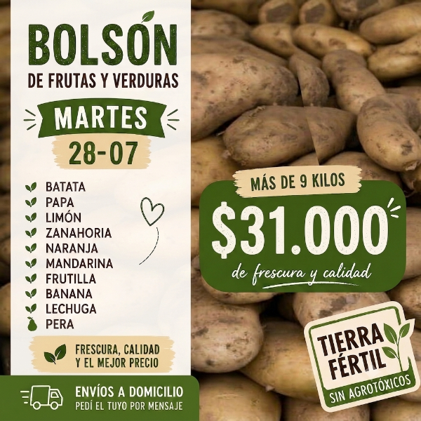 Producto - BOLSON ORGANICO + 1 MAPLE DE HUEVO
