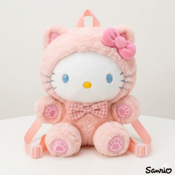Producto - Mochila escolar Hello Kitty sanrio disfrazada peluche