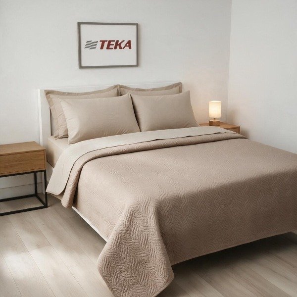 Producto - ACOLCHADO DE VERANO QUEELT 2 1/2 PLAZA QUEEN TEKA 600 HILOS MICROFIBRA - 3