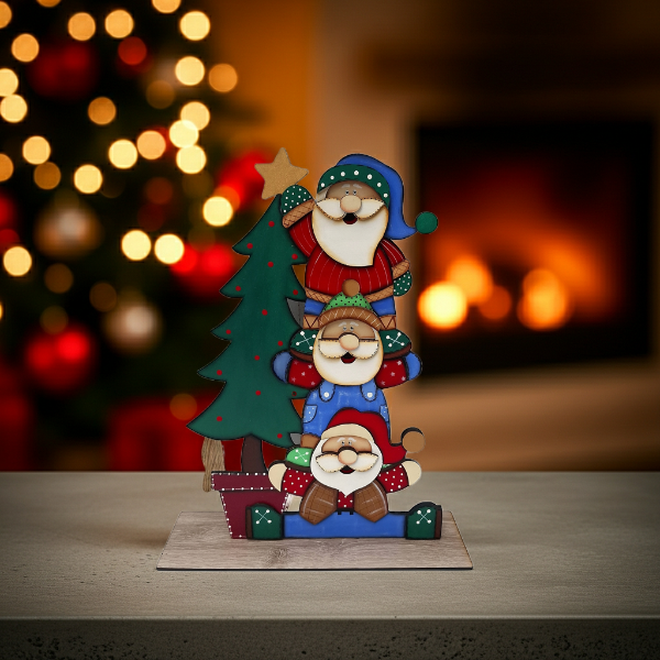 Producto - ADORNO TORRE PAPA NOEL NAVIDAD