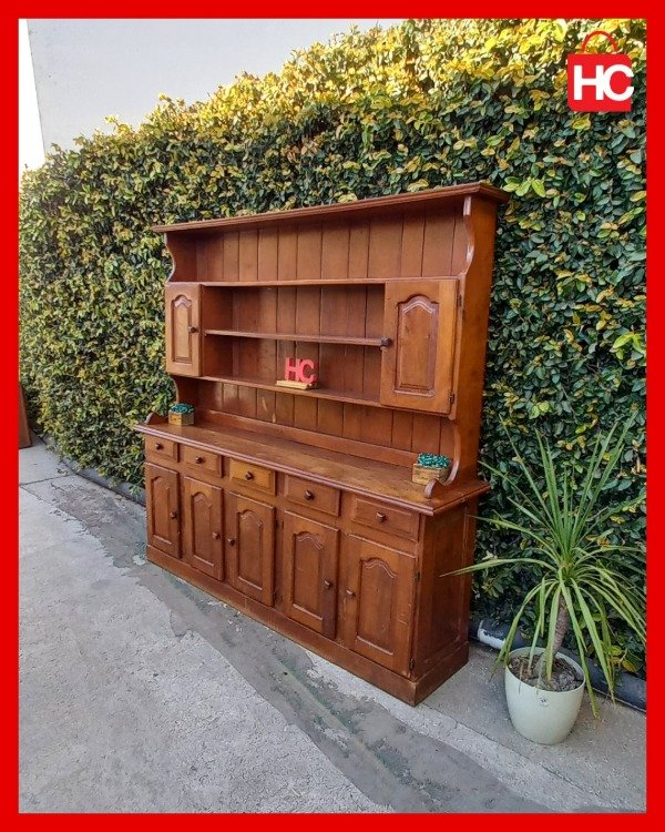 Producto - Gran bahiut modular con alzada estilo campo provenzal en algarrobo macizo - 1