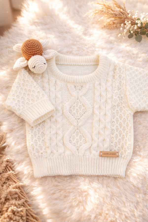 Producto - SWEATER TRENZADO NATURAL