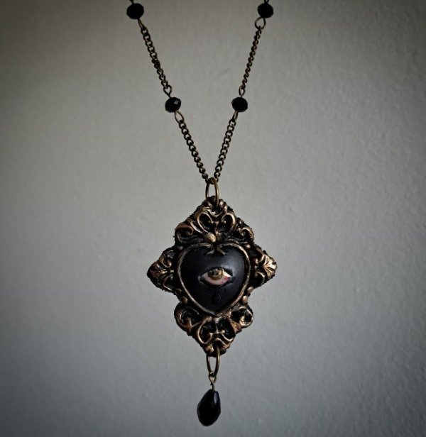Producto - Collar dark love negro