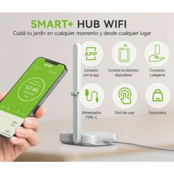 Producto - Hub Puerta de Enlace Wi-Fi Smart RainPoint - 3