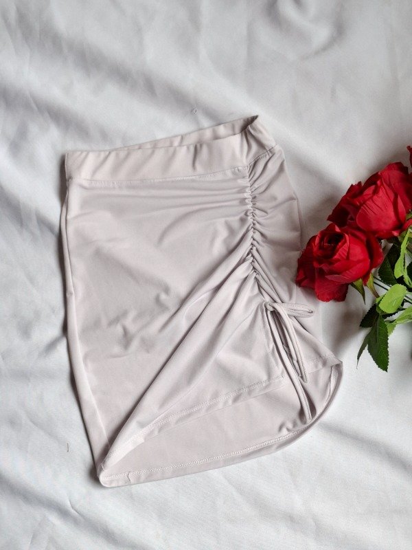 Producto - Pollera white frunce