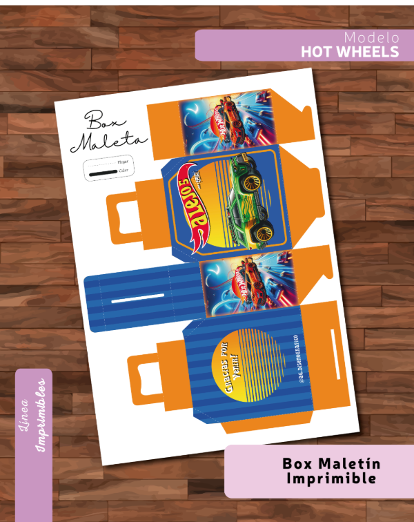Producto - Box Maletin Hot Wheels