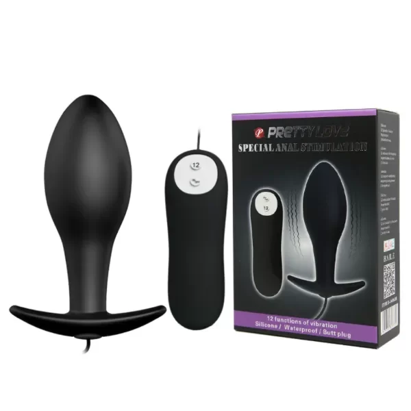 Producto - Pretty Love  Plug anal con vibro 12 intensidades