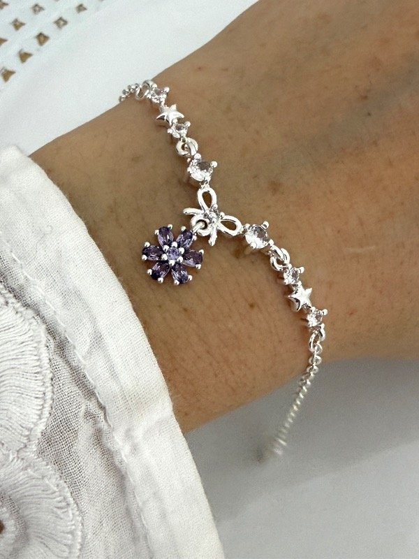 Producto - PB1497 Pulsera con cubic y micropave 16 + 4 cm