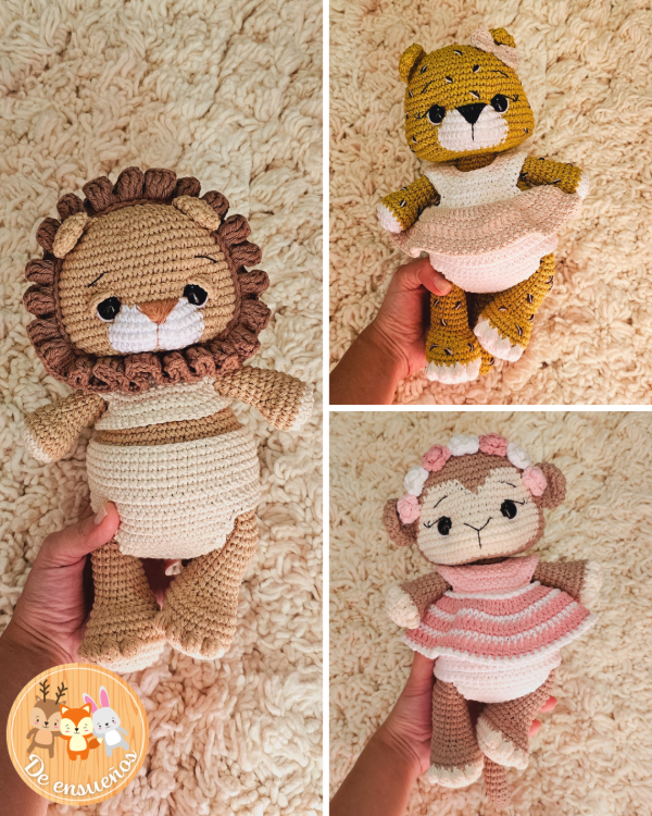 Producto - Bebes de la selva 2 - (3 guías de tejido)