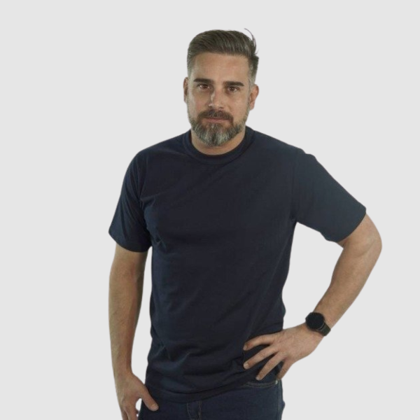 Producto - Remera de Trabajo Algodón Auxxon Manga Corta Unisex