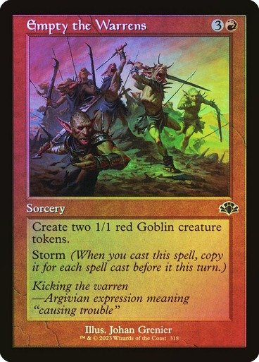 Producto - Empty the Warrens (Retro Frame Foil)