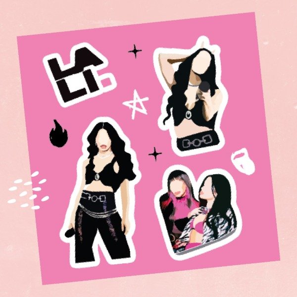 Producto - Plancha de Stickers - Lali
