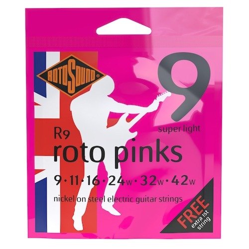Producto - ENCORDADO - R9 - ROTO PINK NICKEL GUITARRA ELECTRICA