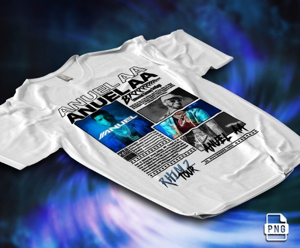 Producto - Diseño Para remera ANUEL 02