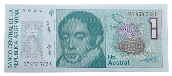 Producto - 1 Austral (Salama - Machinea) Bott.2808 Unc
