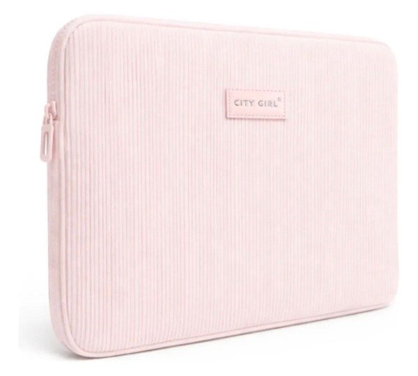 Producto - Funda para notebook corderoy 14 pulgadas rosa