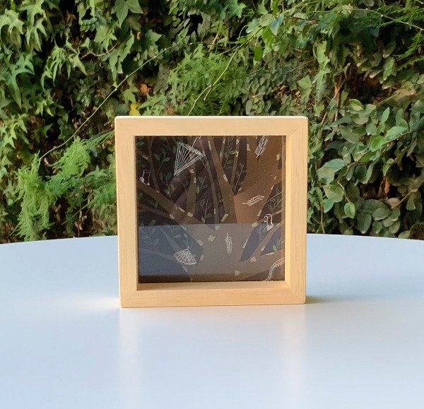 Producto - Cuadrito bosque nocturno - 0