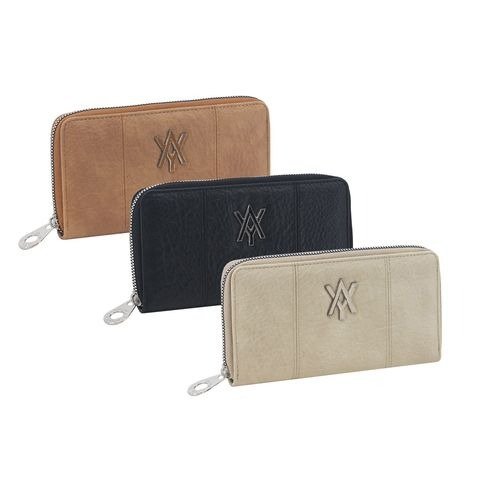 Producto - BILLETERA MUJER 1 CIERRE TEXTURADA 19X10CM