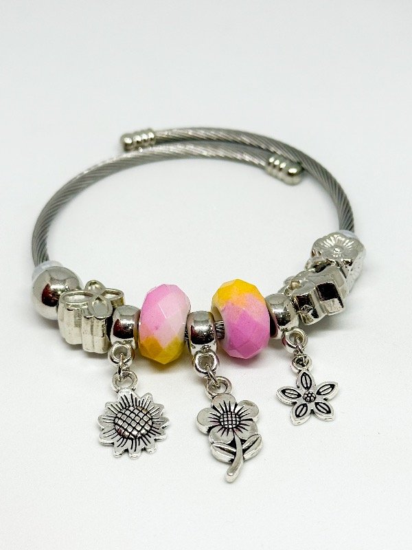 Producto - Pulsera charm acero quirúrgico p26