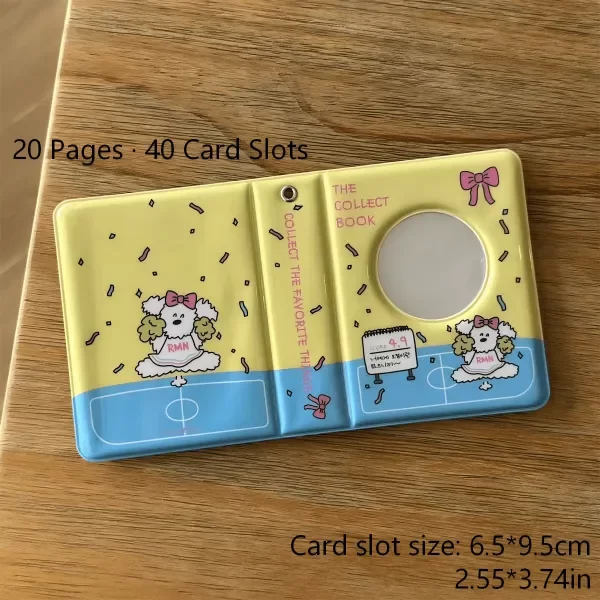 Producto - Mini binder amarillo y celeste