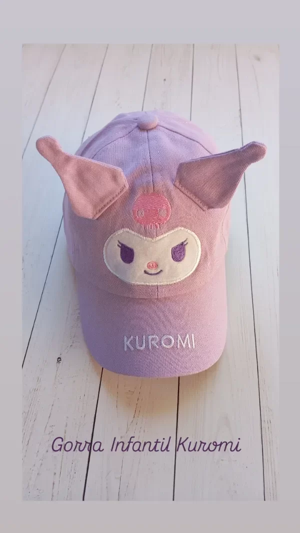 Producto - GORRA INFANTIL KUROMI LILA