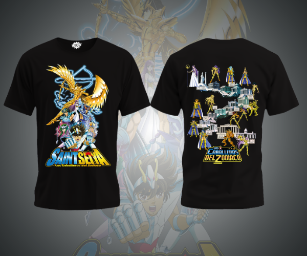 Producto - Remera Caballeros del Zodiaco 12 Casas