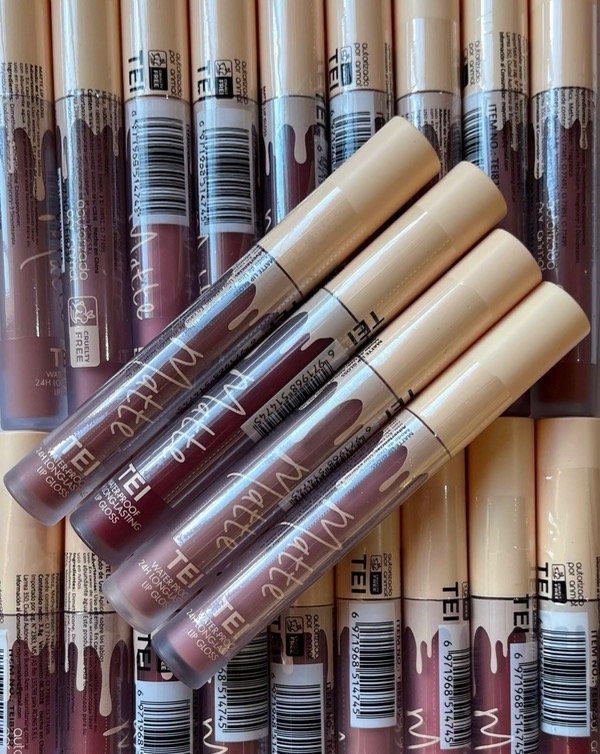 Producto - Labial Matte Larga Duración TEI Cosmética x6 unidades