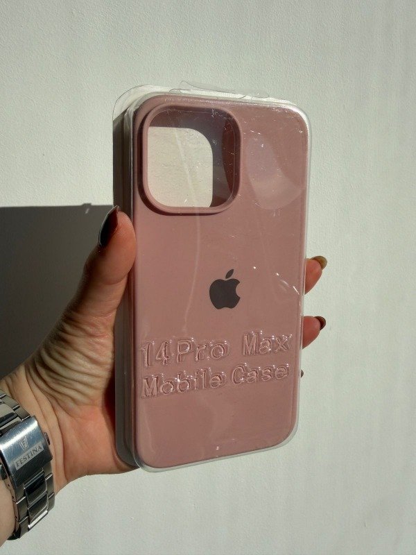 Producto - Silicone case Iphone 14 pro max rosa viejo