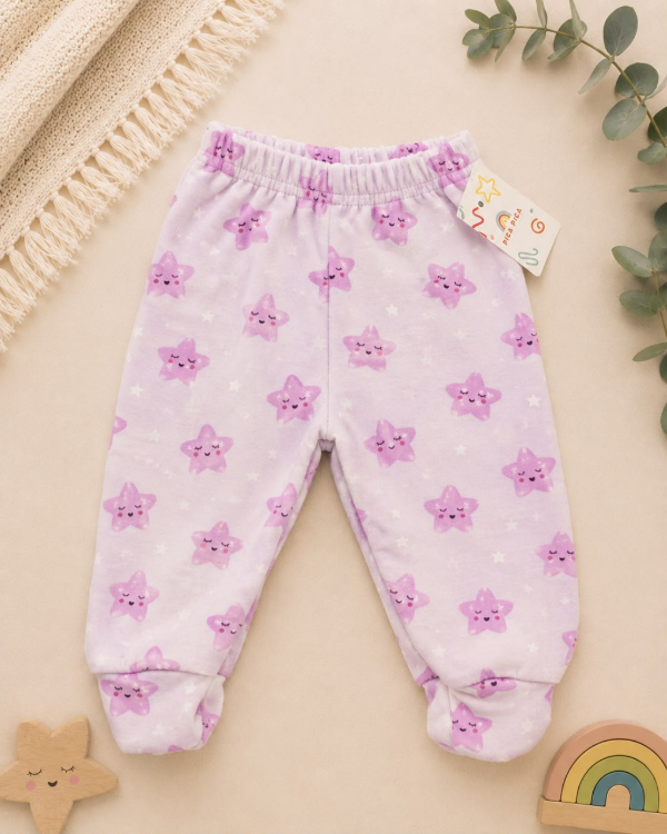 Producto - PANTALON CON PUÑO ESTAMPADO DE ALGODON BEBA - 3