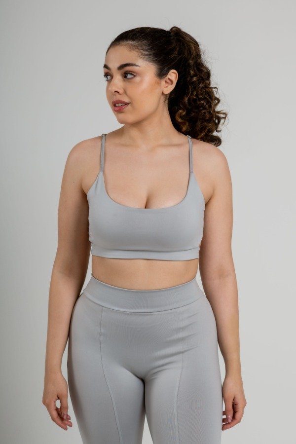 Producto - Top Dual - Gris Perla