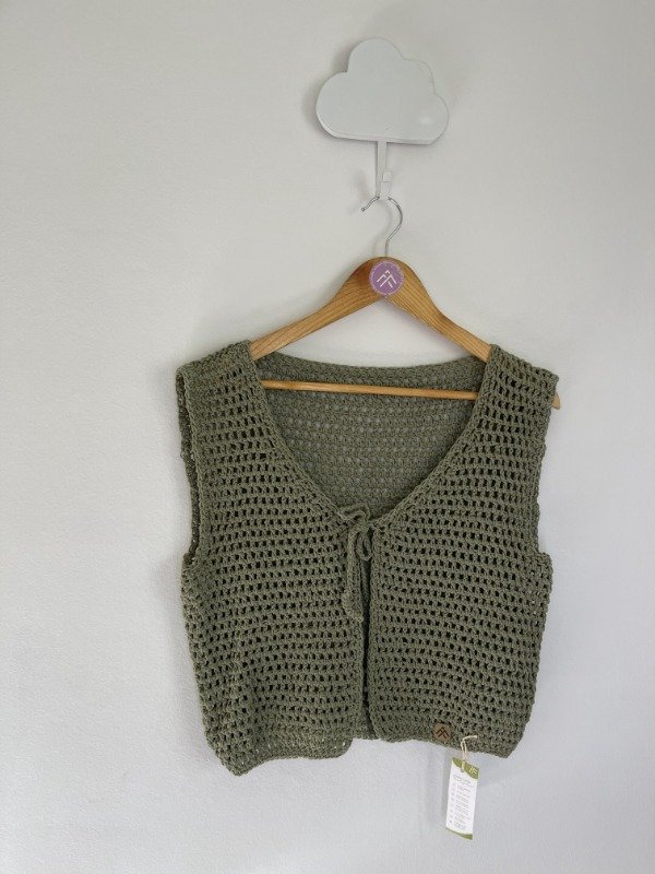 Producto - Chaleco Flora Verde militar - 1