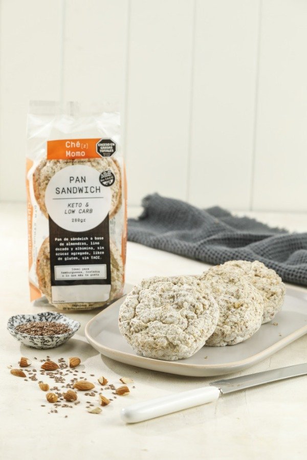 Producto - CHEZ MOMO PAN SANDWICH ALMENDRA X 4