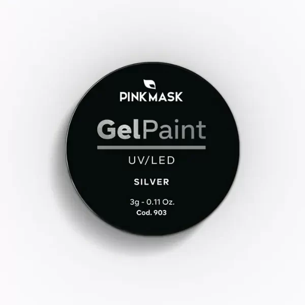 Producto - Gel Paint PINK MASK SILVER 3g  - PLATEADO -