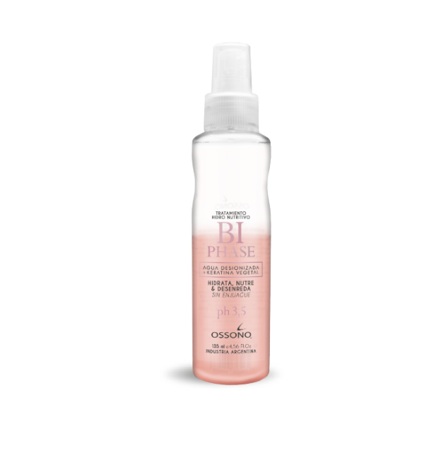 Producto - OSSONO TRATAMIENTO BIFASICO. AGUA DESIONIZADA + KERATINA VEGETAL