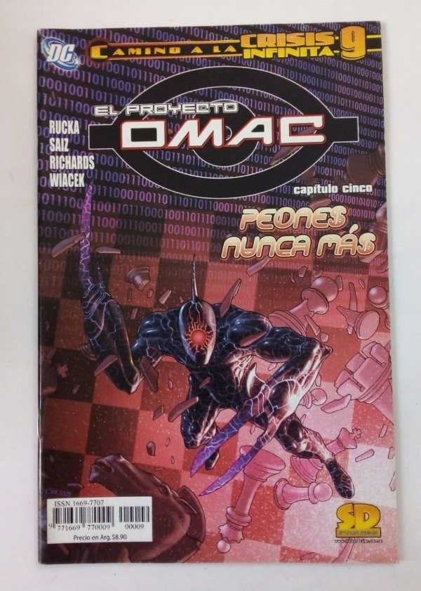 Producto - Camino a la Crisis Infinita #9 El proyecto OMAC 5 - Rucka - SD DC Comics